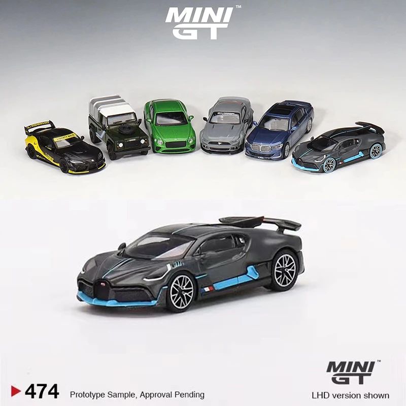 

Модель автомобиля MINI GT 1:64, презентация Divo, литье под давлением, #474 LHD