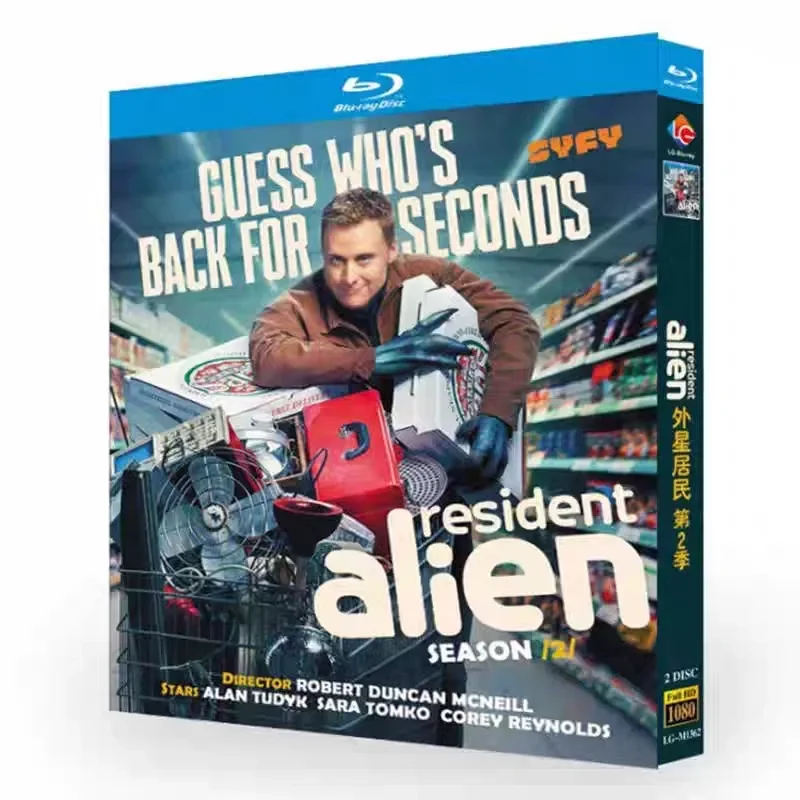 

Alien Resident Season 2 Blu-ray High Definition American Drama BD Disc Box with Chinese and English Subtitles