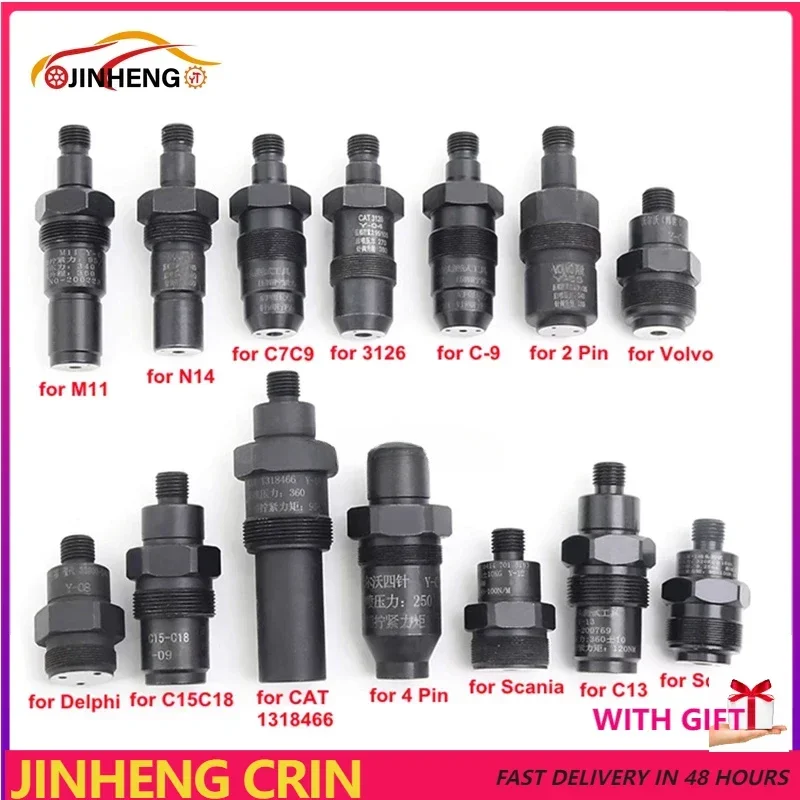 HEUI EUI EUP Injector Opening Pressure Test Tool Nozzle Adaptor for CAT C7 C12 C13 Cummnins M11 N14 Volvo Scania Hyundai