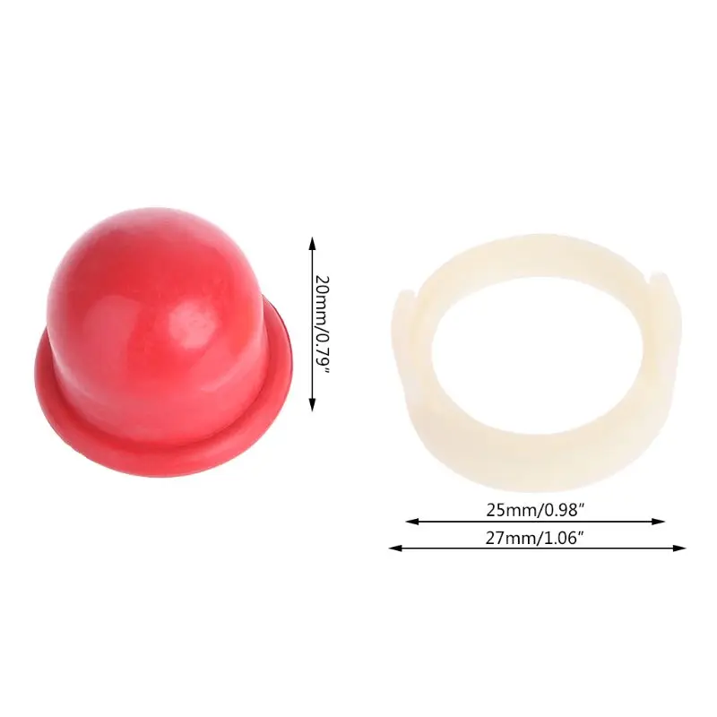Bộ 5 Bộ Chế Hòa Khí Dầu Mồi Bóng Đèn Bơm Cup Cho & 494408 Máy Cắt Cỏ Thả Vận Chuyển