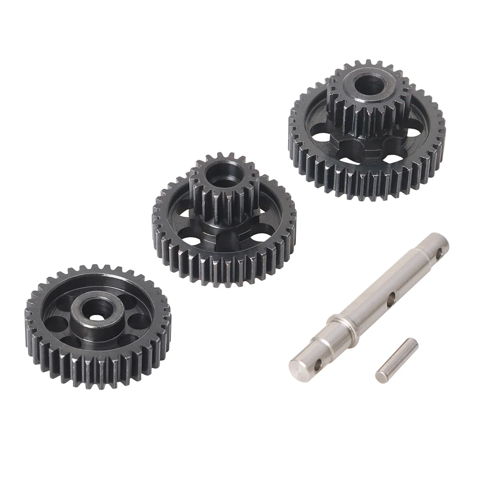 KYX Racing Hard Steel Transmission Gear Set Upgrades Parts Accessories for 1/18 RC Crawler Car Axial Capra UTB18