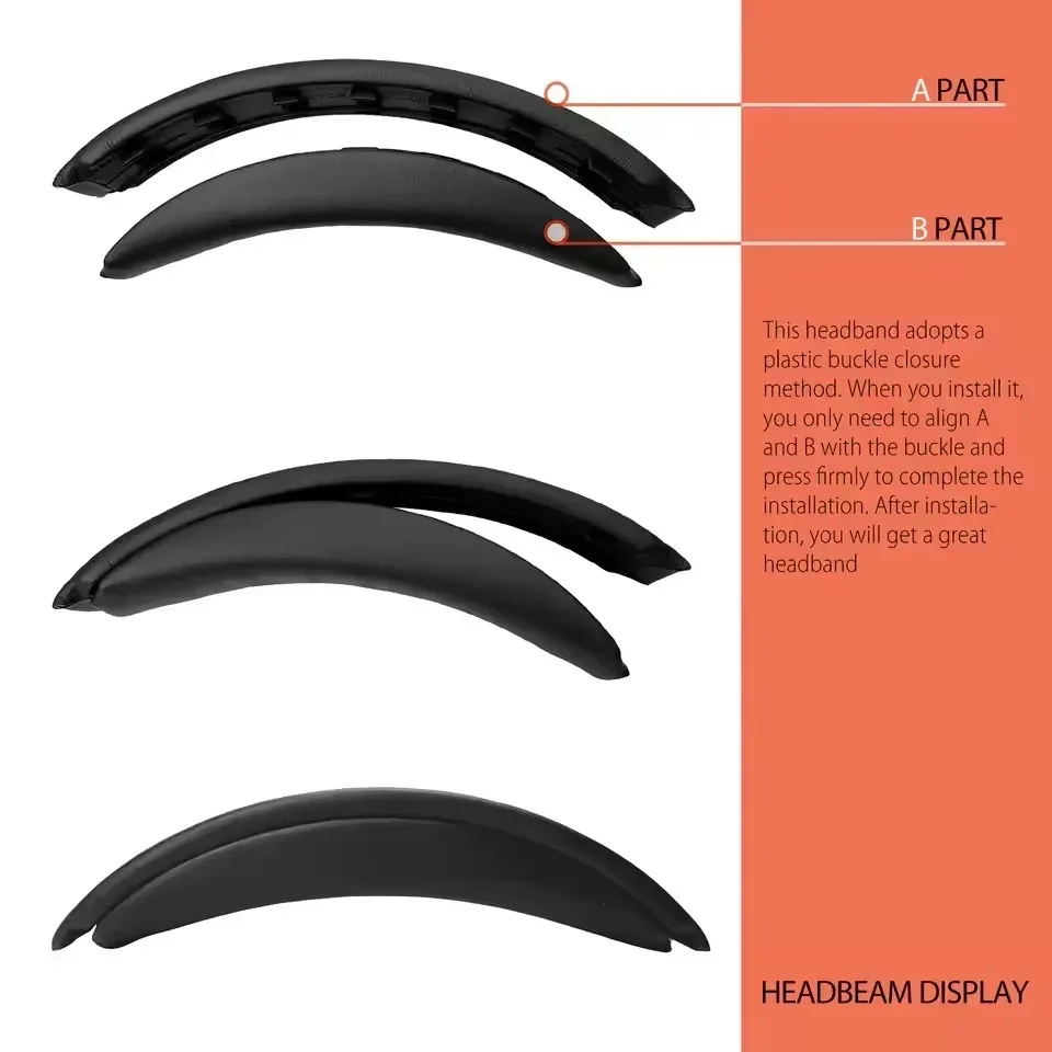 Faixa de cabeça de atualização de substituição compatível com Bose QuietComfort QC35 QC35II QC45 Capa protetora de faixa de fone de ouvido