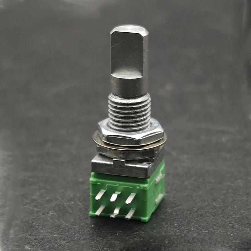 10Pcs B50K Double Balance Stacked Guitar Pots Half Shaft Volume Pot Long Shaft 20mm with Midpoint Guitar Parts
