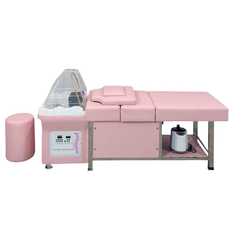 

Beauty salon hair treatment shampoo bed barber shop hair salon special massage bed constant temperature fumigation water circula