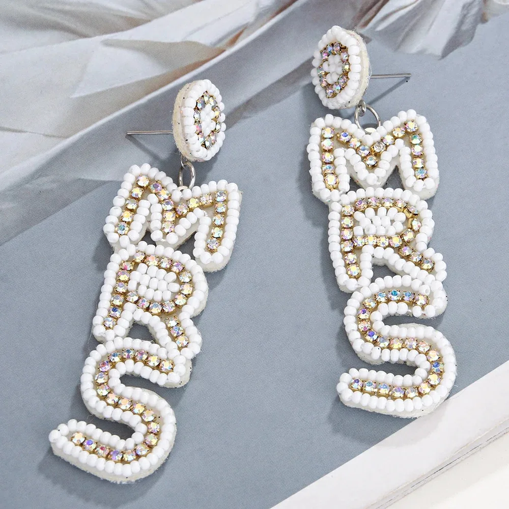Bride Earrings, Rhi…