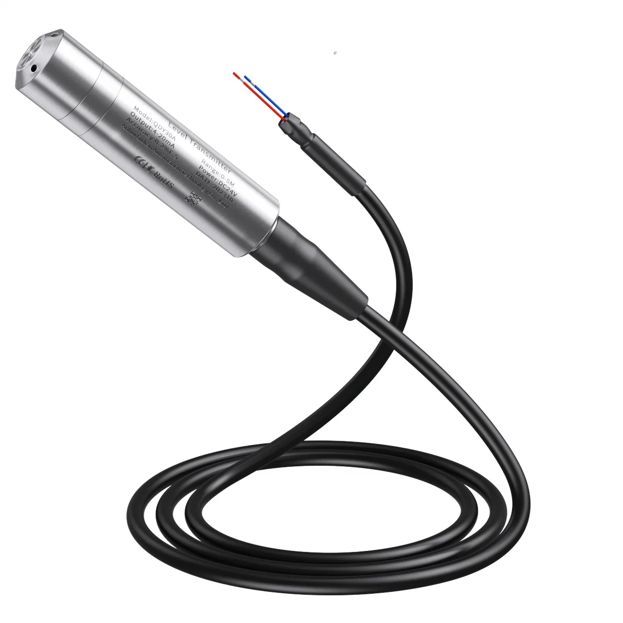 20/30/40/50/60/80/100m 4-20mA RS485 Water Level Hydrostatic Level Sensor Analog Output