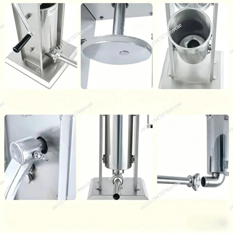 Vertical Stainless Steel Manual Enema Machine Commercial Household Sausage Machine Enema 3 Liters 5  Liters7 Liters