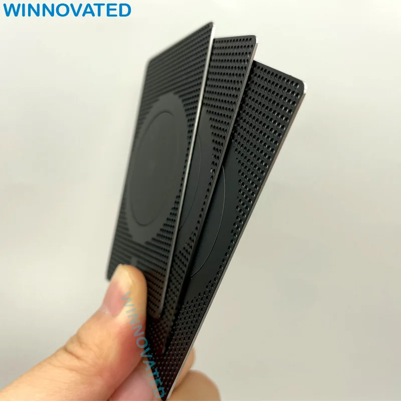 Customized product New Design High Quality Blank Stainless Steel Brass NFC Metal Business Card - Image 5