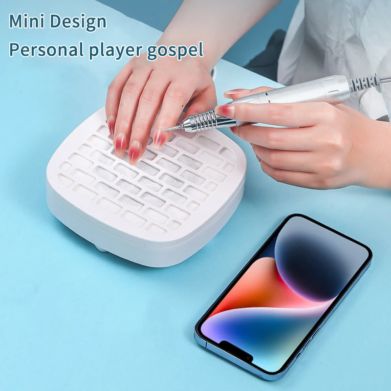 Aspirateur à ongles professionnel USB, collecteur d'aspiration de poussière, plumeau à ongles en Gel muet pour équipement de Salon de Nail Art, filtre amovible