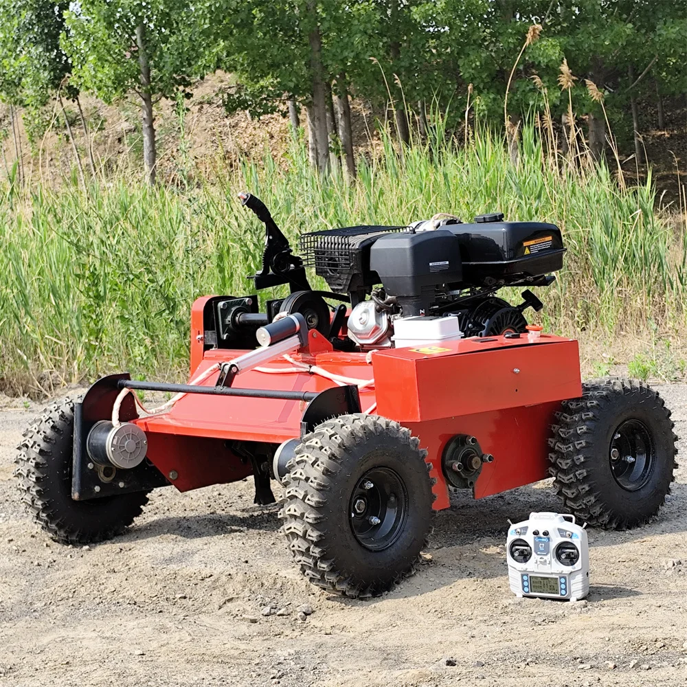 Grass Cutter Automatic Diesel Robot Field Hay Mower 16HP Zero Turn Robot Lawn Mower