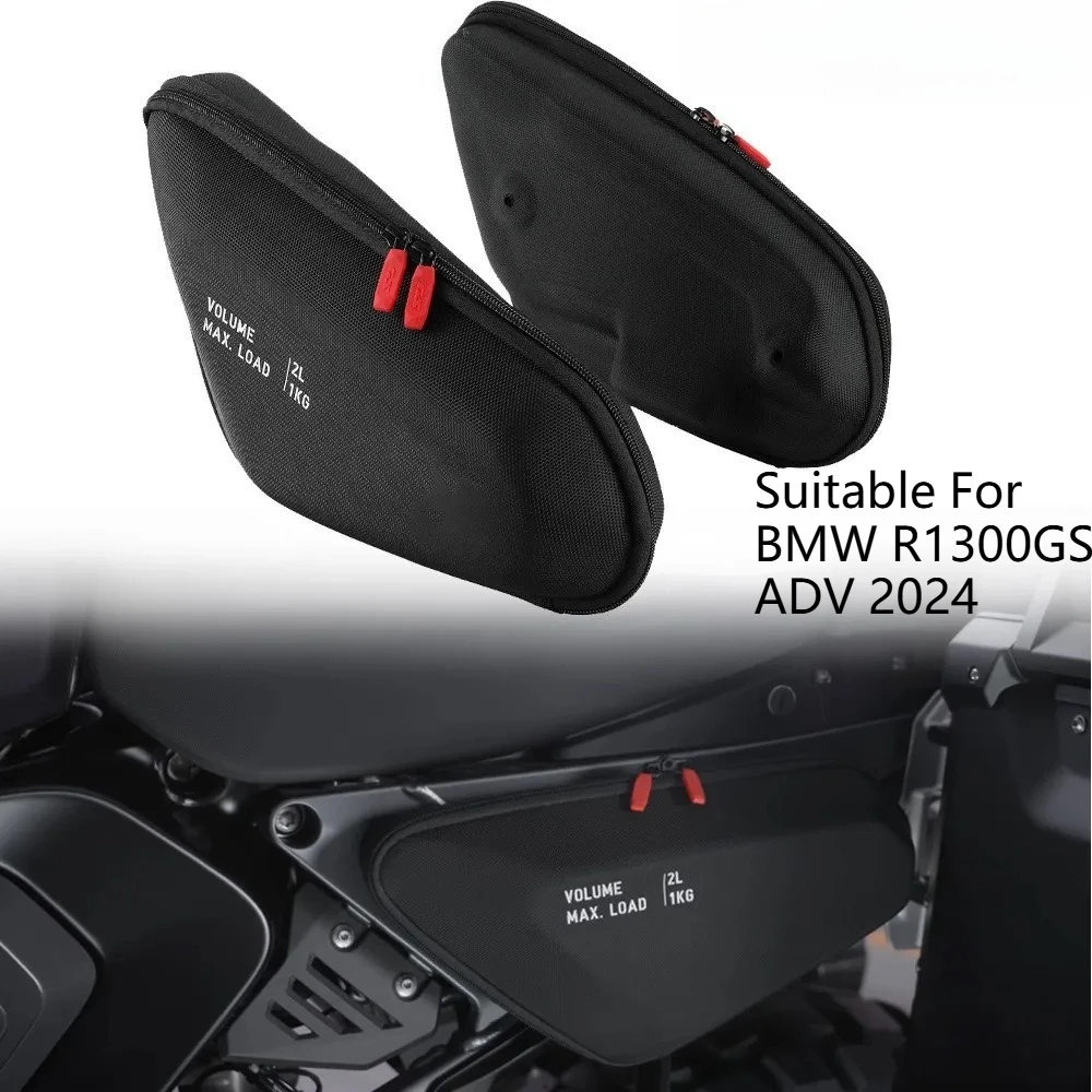 

Motorcycle Left Right Frame Mount Tool Bag Side Storage Saddle Pouch Tool Holder For BMW R1300GS ADV 2024 Upgrade Parts