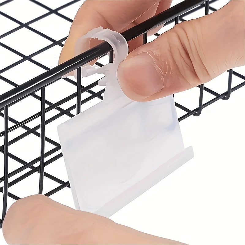 12Signboard +12 Paper, Price Tag Display Clips - Durable Shelf Tags for Retail, Supermarket, Home,Market,And Office Organization