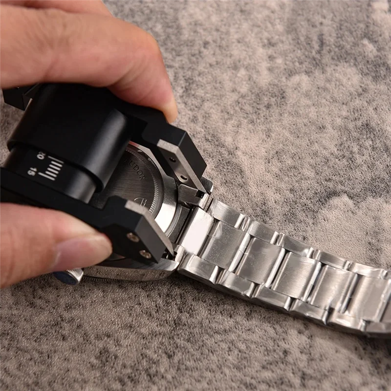 جديد-مطاطا الأذن مجتذب حزام ساعة اليد مزيل ذو طيات الربيع بار الملقط أداة لمزيل الساعاتي كماشة #5