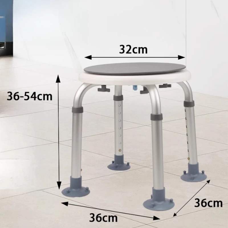 Heavy Duty 360° Rotating Bath Seat Waterproof Non-Slip Shower Stool for Pregnant Women And plus Size Adults up to 500lbs image 5