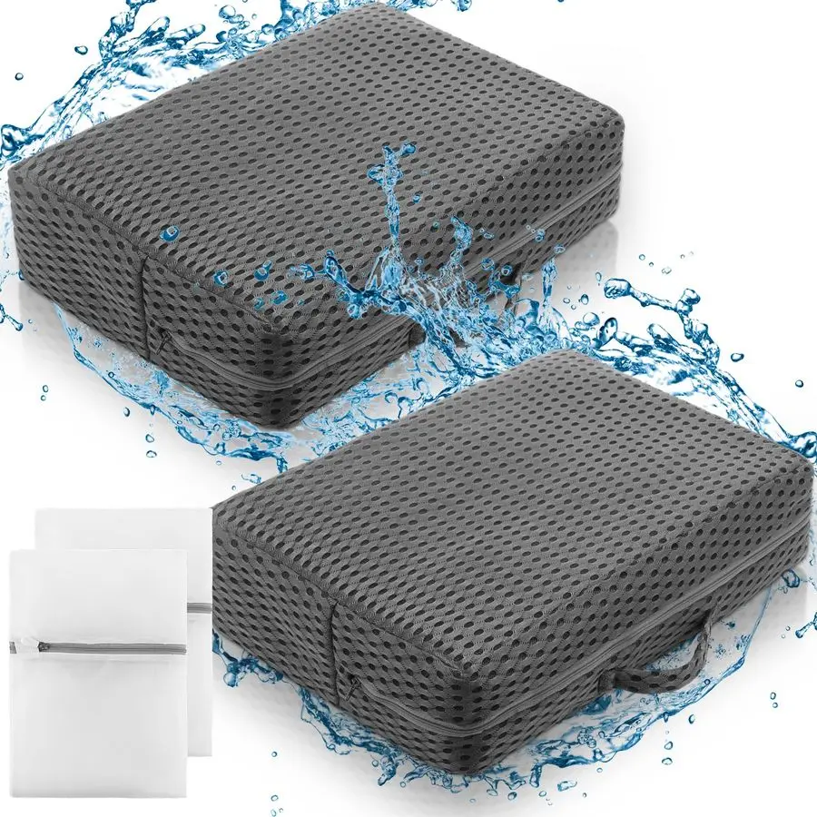 

Pcs Hot Tub Booster Seat Weighted Spa Bathtub Booster Cushion with Micro Dot Quick Dry Non Slip Bottom, 4d Air Mesh Cover Inflat