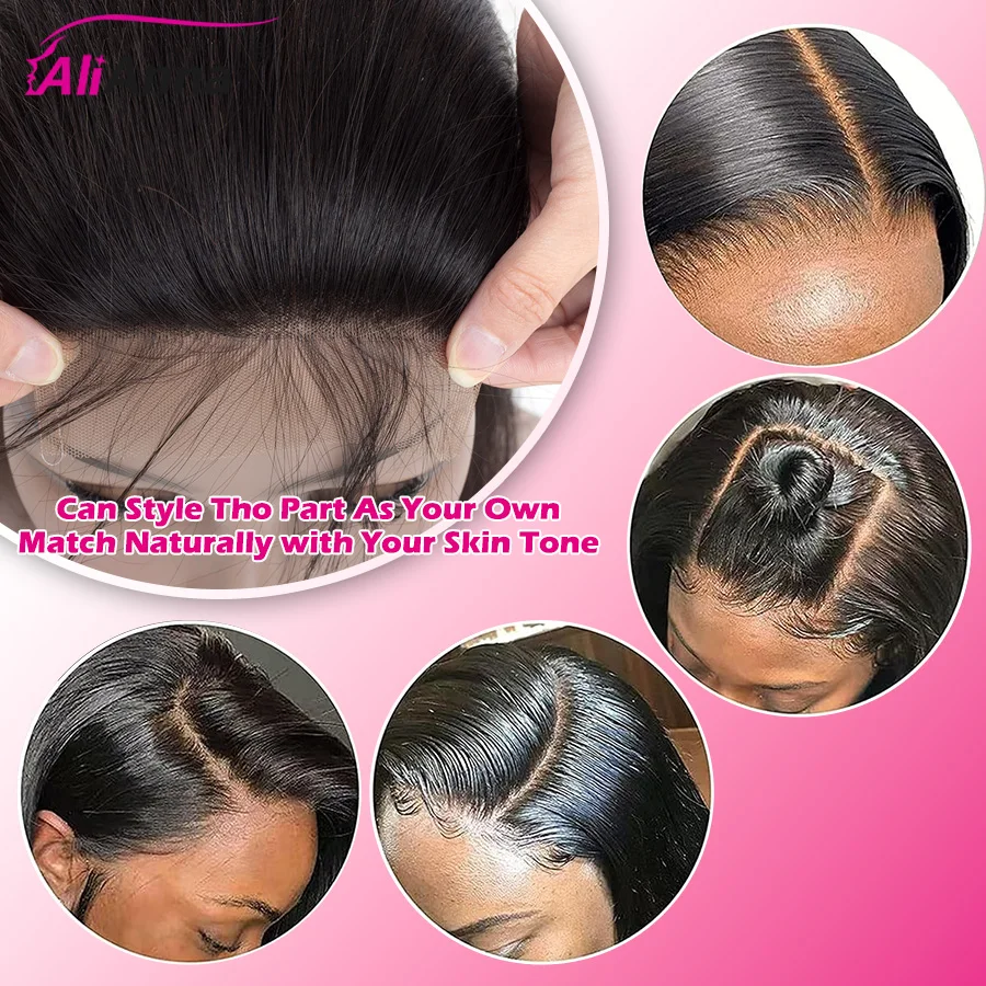 Onda do corpo 2x6 hd fechamento do laço cabelo humano 100% transparente 4x4 fechamento 5x5 hd renda preplucked com cabelo do bebê transporte rápido