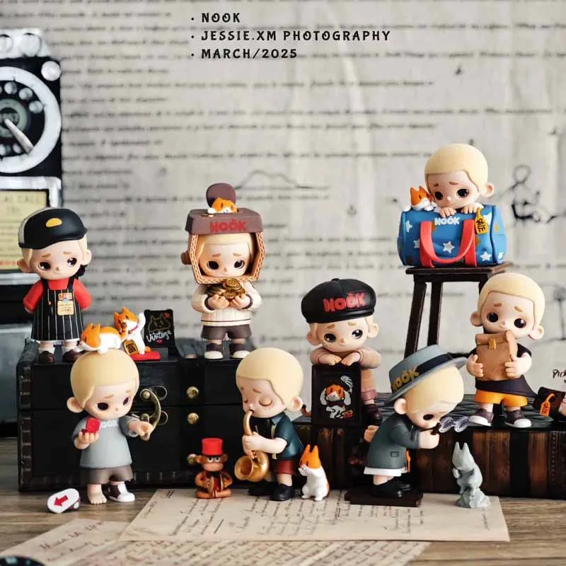 

Nook Adventure Vintage Store Series мультяшная кукла ручной работы слепая коробка виниловая игрушка модный настольный орнамент подарок-сюрприз для детей