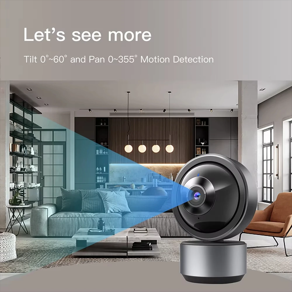 Security Wifi HD Night Vision Two-Way Audio Home AI Detection Baby Remote Monitor Wireless Security Camera