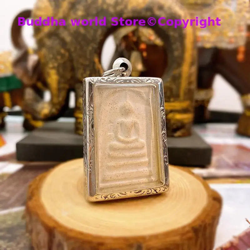 Asia Thailand temple CHONGDI Buddha card Pendant Amulet bring fortune GOOD LUCK healthy safety Effective protection