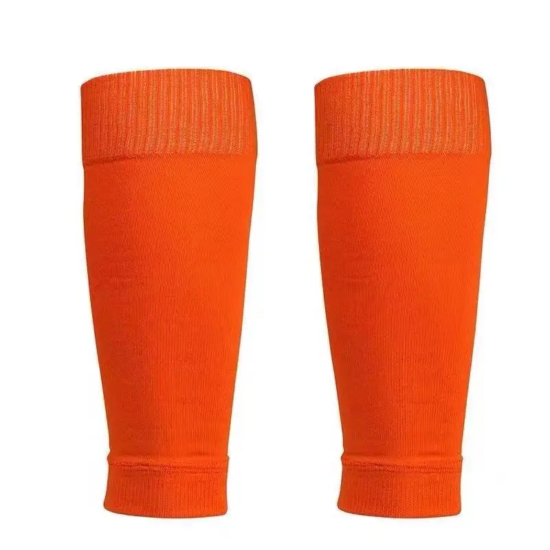 1Pair Breathable Soccer Football Leg Brace Socks Sleeves Adult Kids Shin Guards Calf Protection Sports Leg Cover view 6