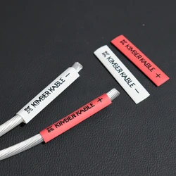 16Pcs KM series logo label for5-10mm wire diameter insulation heat shrink tube DIY audio cable speaker wire hi-end shrink tube