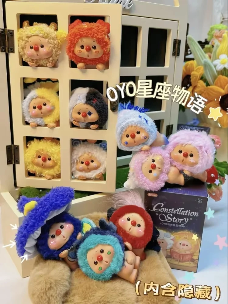

Genuine JOTOYS OYO Bear Cub Zodiac Story Hipper Series Mini Blind Box Cute Cartoon Trendy Play Ornament Mystery Box Gift