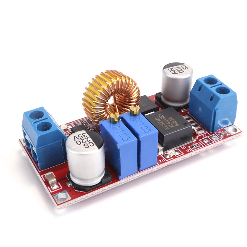 XL4015 DC-DC محول فرق الجهد 5A قابل للتعديل تنحى وحدة الطاقة 4-38 فولت إلى 1.25-36 فولت الجهد المنظم مع الفولتميتر #4