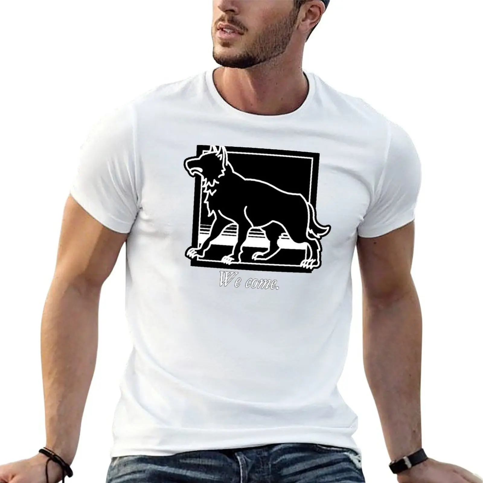 

WOT Wolf Classic Chapter Icon With Quote T-Shirt man t shirt cotton anime tshirt T-Shirt