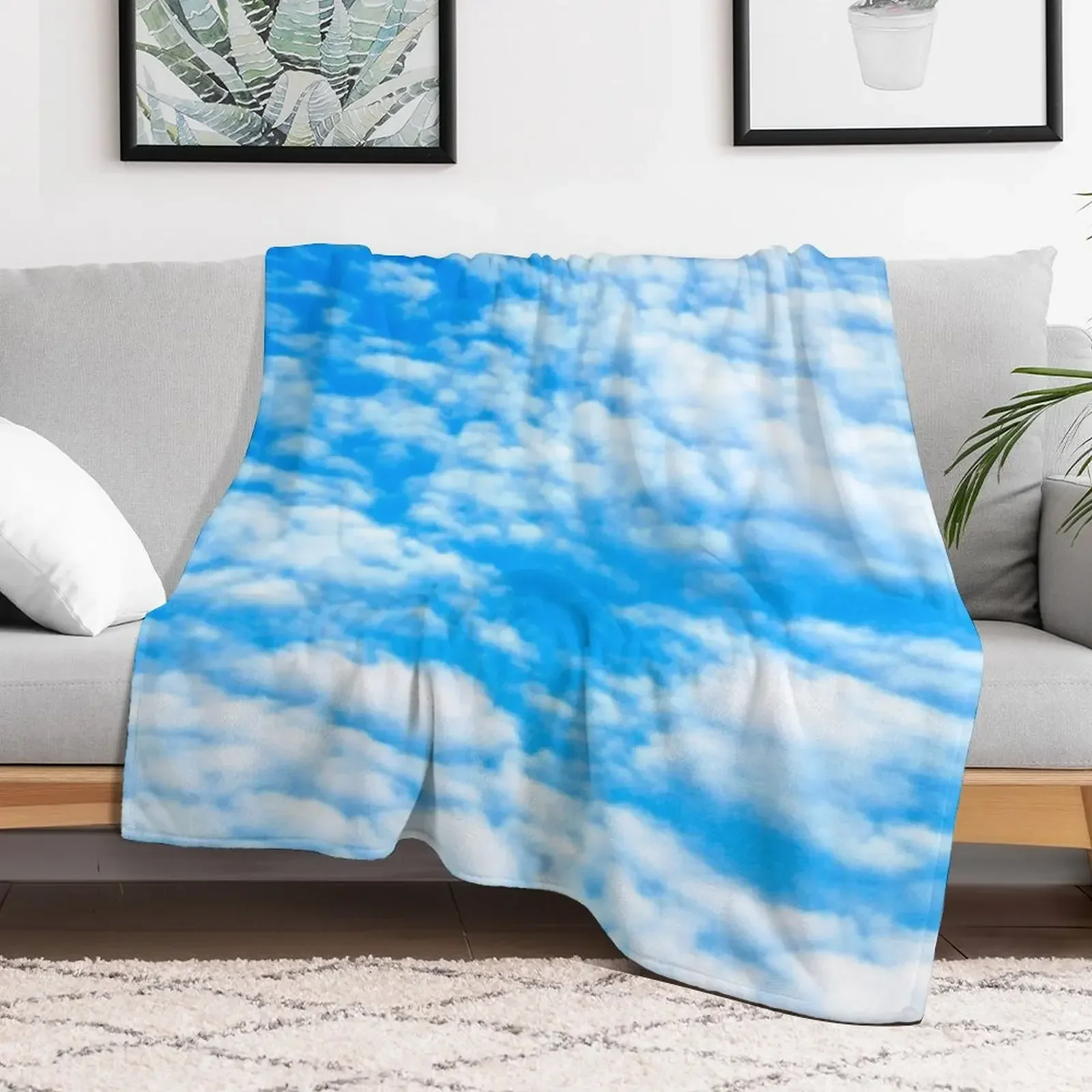 New Cloudy Day Throw Blanket Bed Soft Beds Decorative Sofa Cute Plaid Blankets