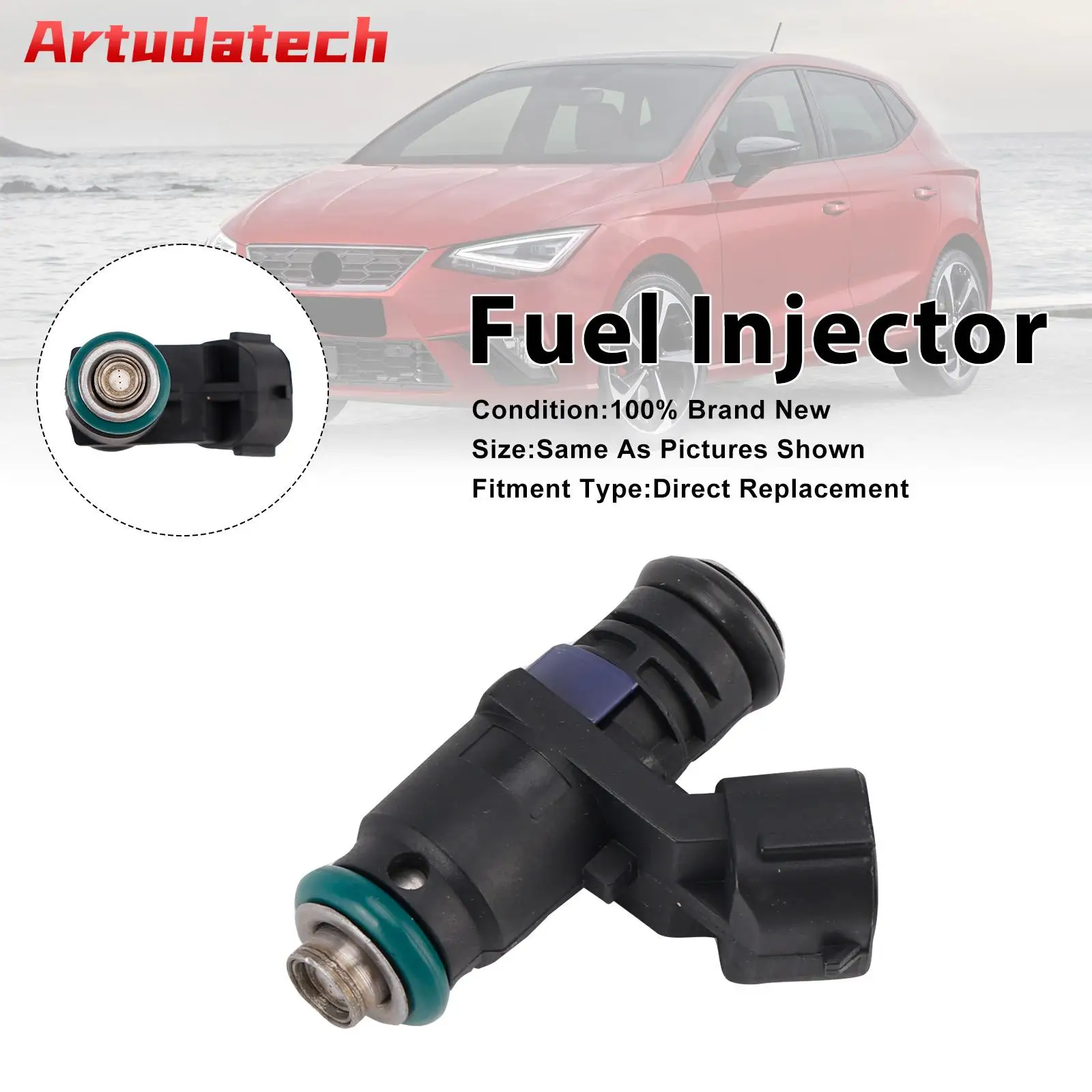 Artudatech-inyector de combustible para Seat Mii 11-19, Skoda Octavia 14-20, 04E906031E, accesorios para coche, 1 unidad