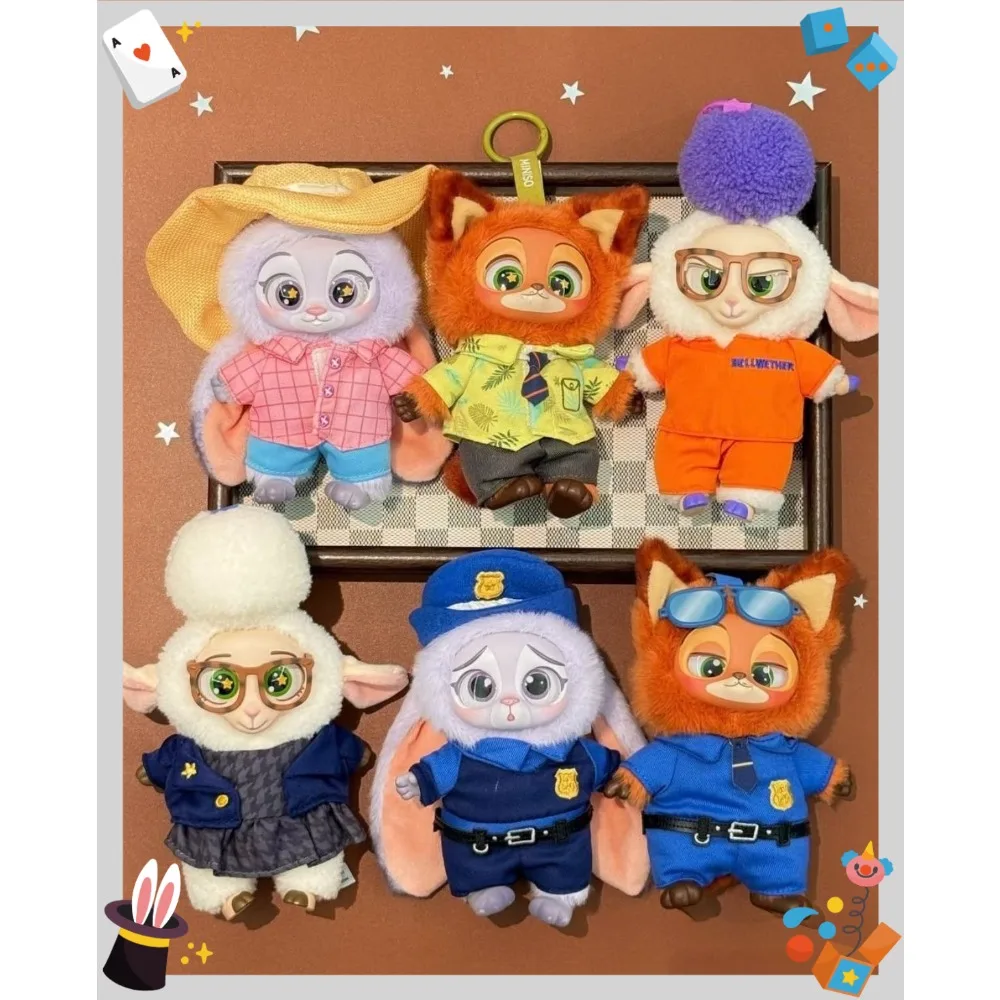 2025 nuevo Zootopia Judy Rabbit Nick Fox oveja caja misteriosa Mayor estatuilla Anime juguete modelo colección caja ciega regalos para niños