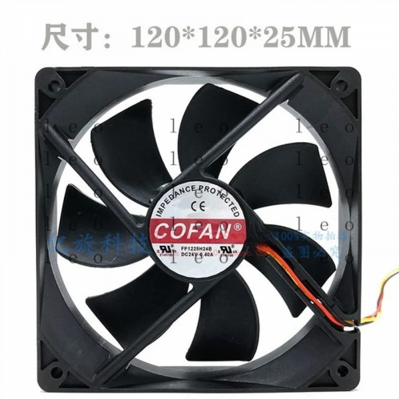 

AA 1PC 3-wire converter cooling fan FP1225H24B 24V 0.40A 12CM