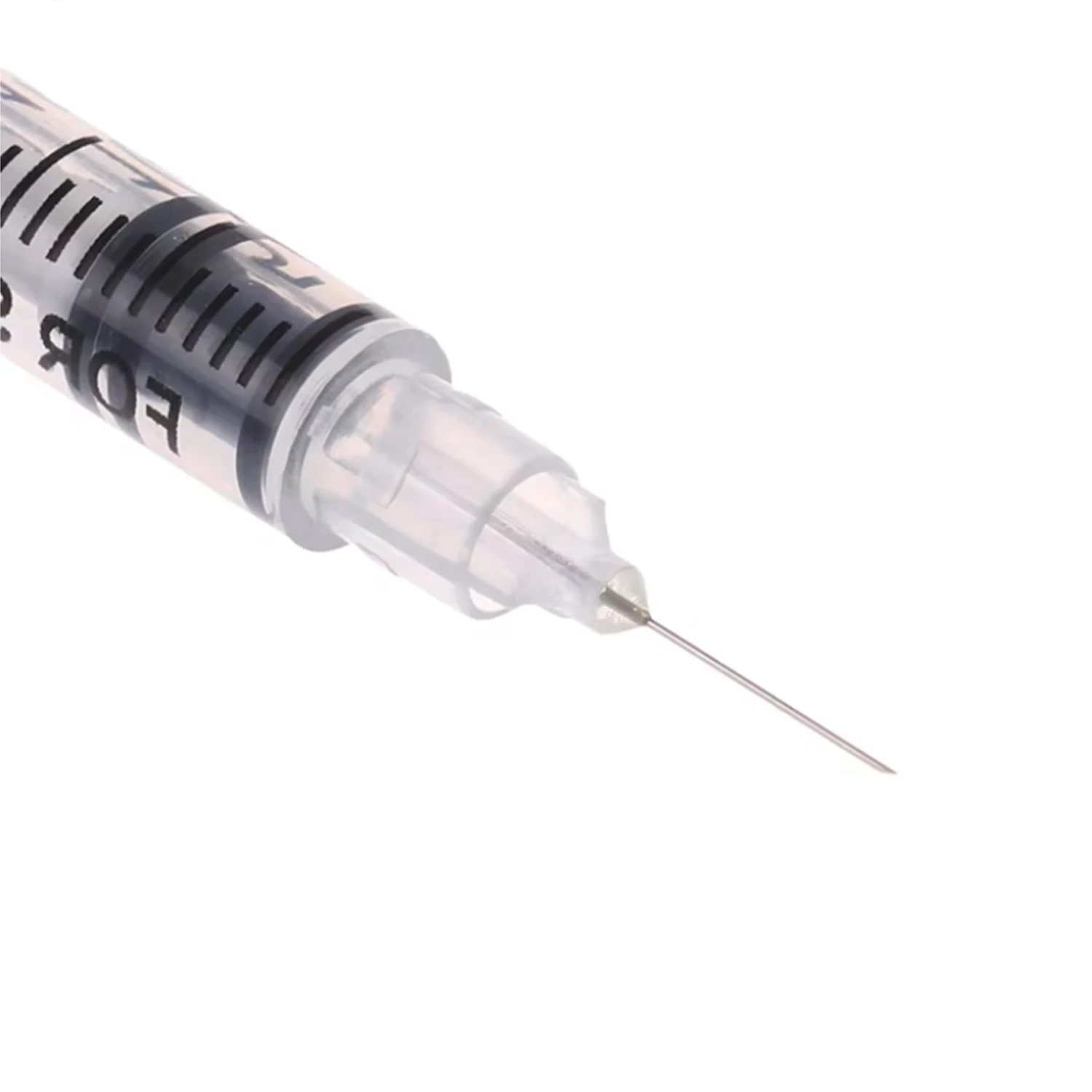 30/120er Packung 0,5ml Einweg-Insulinspritzen für Tierärzte mit orangefarbenem Verschluss und Nadeln für Haustiere und Nutztiere – Detail 6