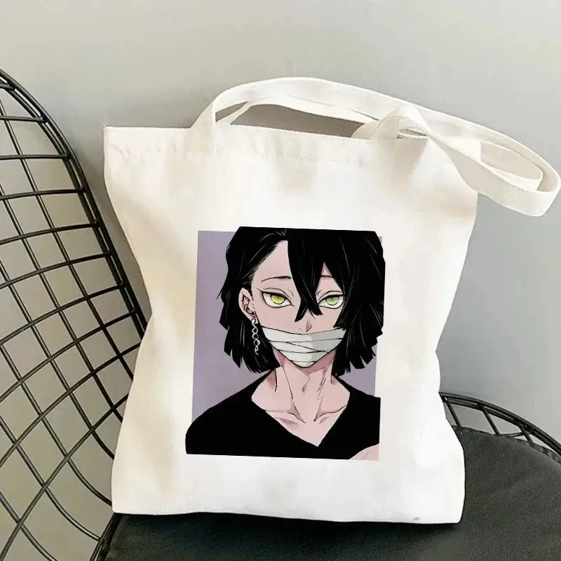 Anime Character Shopping Bag Cartoon Female Large Capacity Handbags Graphic Shoulder Bags Students Girls Printed Casual Totes