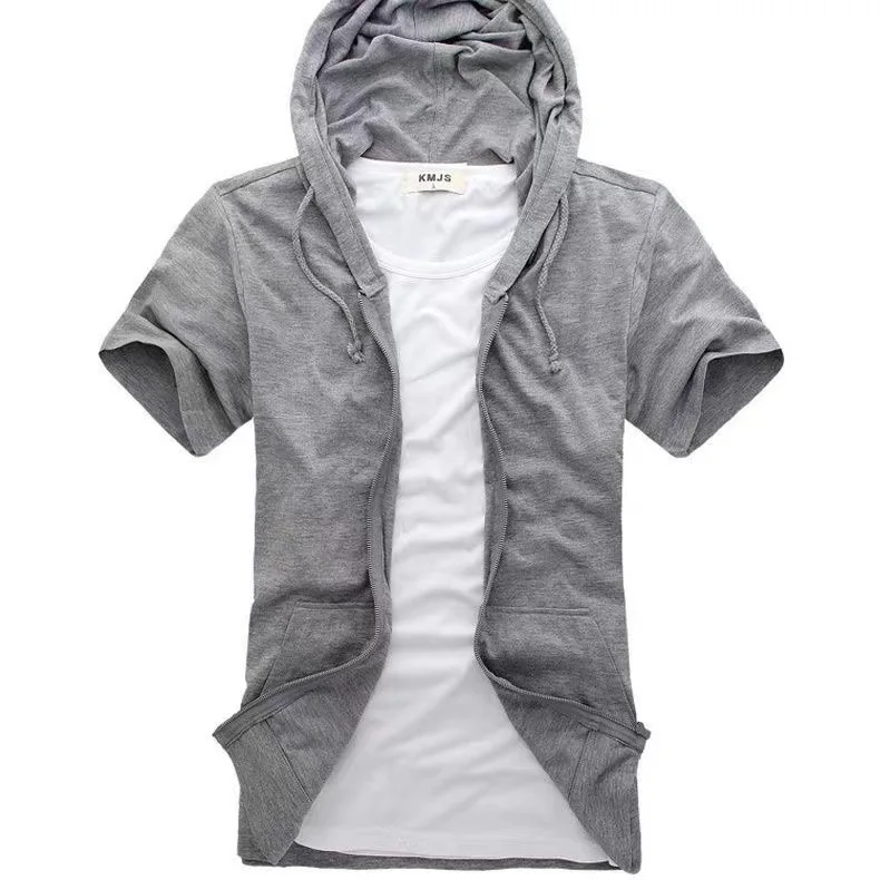 

ortsved Korean Sle Slim Fit Zipper Car T-irt Mens Casual Suit Jaet Double Slit Ba Thiened Autumn Travel Wear