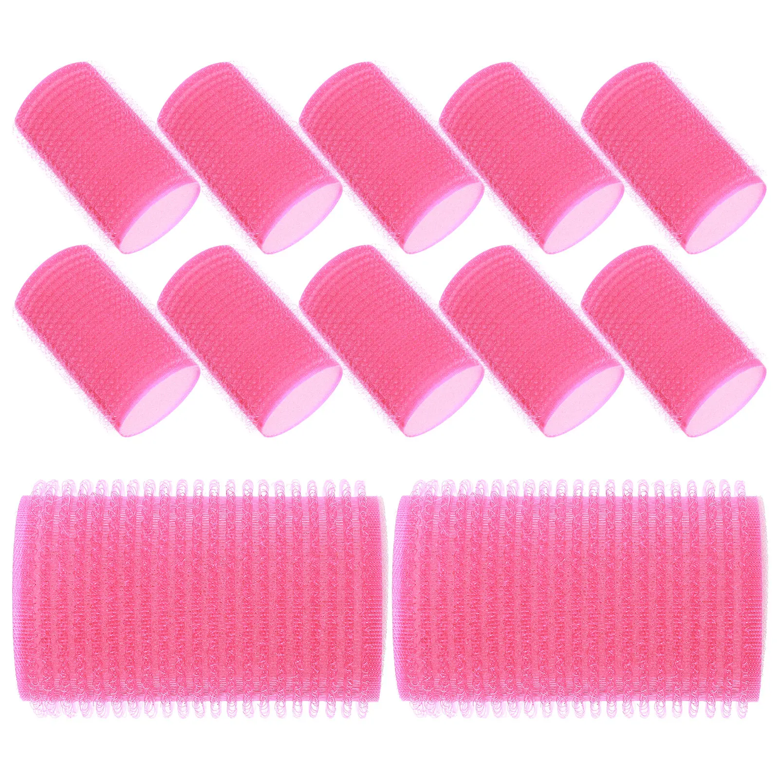 

12 Pcs Curler Sponge Self Adhesive Styling Tool Temporary Hair Curler Sponge Durable Lightweight Women Dry Wet Hair