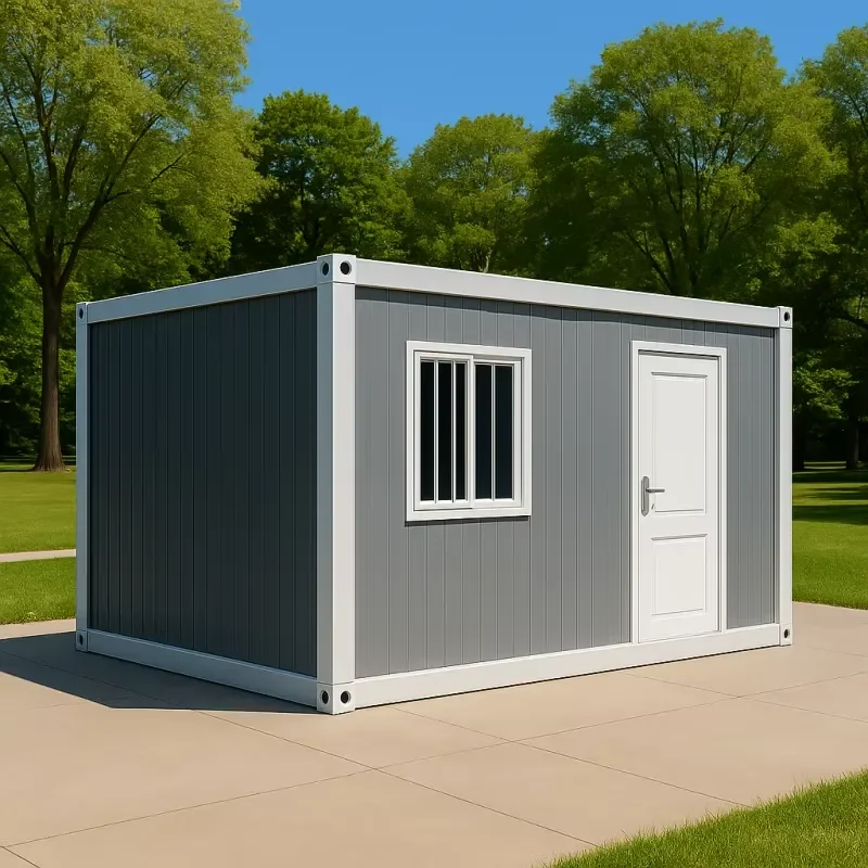 20ft Prefabricated Modular Container House with Steel Construction Customizable Model for Hotel and Office Building