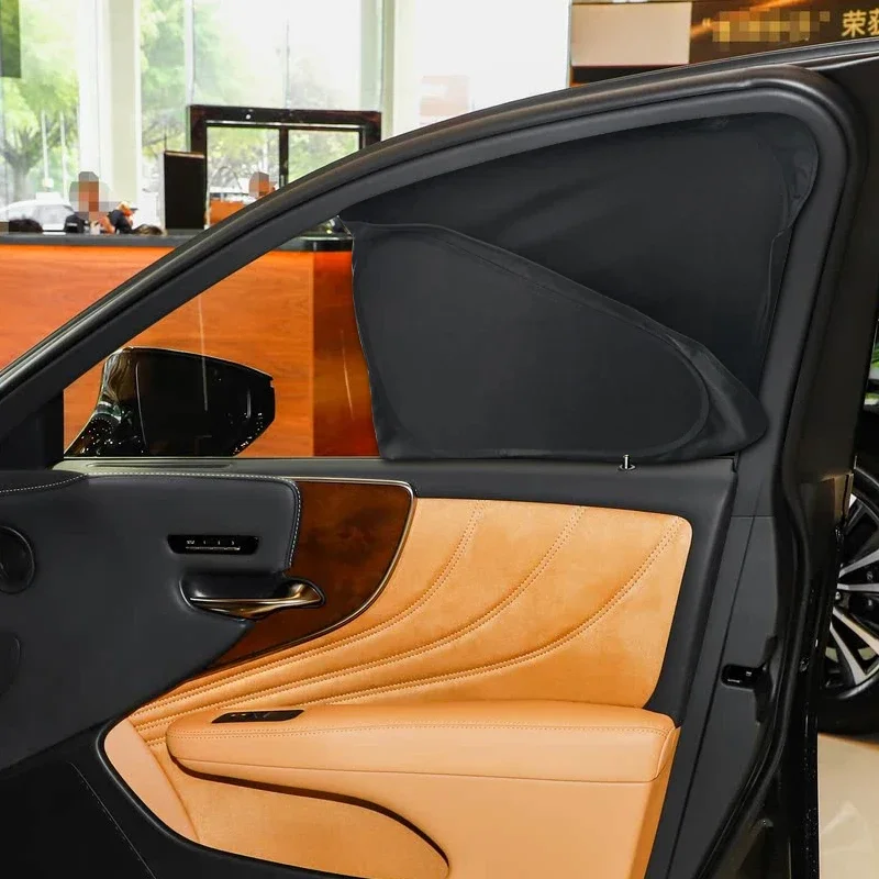 

Автомобильный черный оконный солнцезащитный козырек с защитой от УФ-лучей, теплоизоляция для LEXUS LS XF50 2018-настоящее время, автоматическая защитная крышка, аксессуар для интерьера