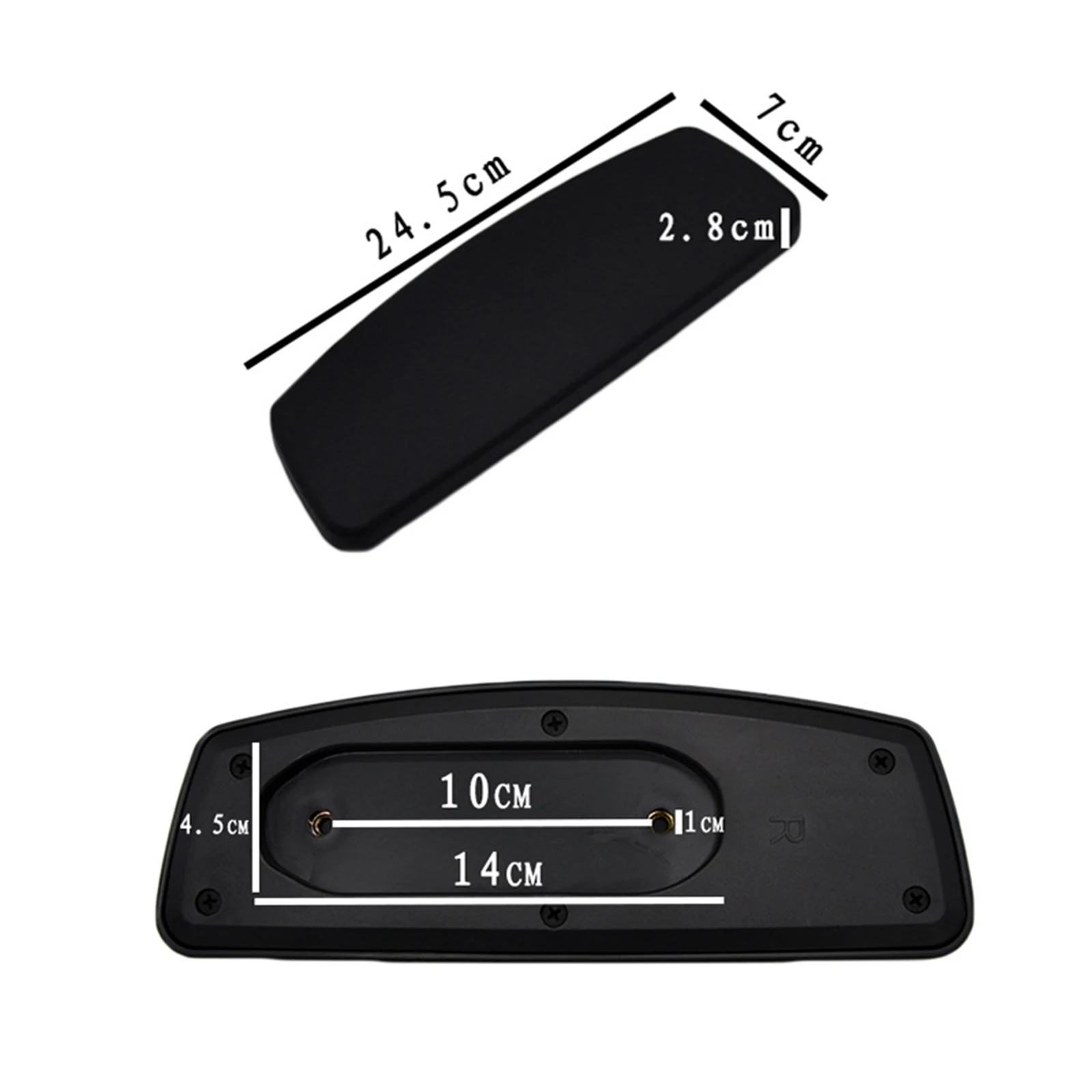 1 Chair Armrest Arm Pair Arm Pads Caps Replacement for Office Home Computers Chair Office Armrest Surface Furniture Parts