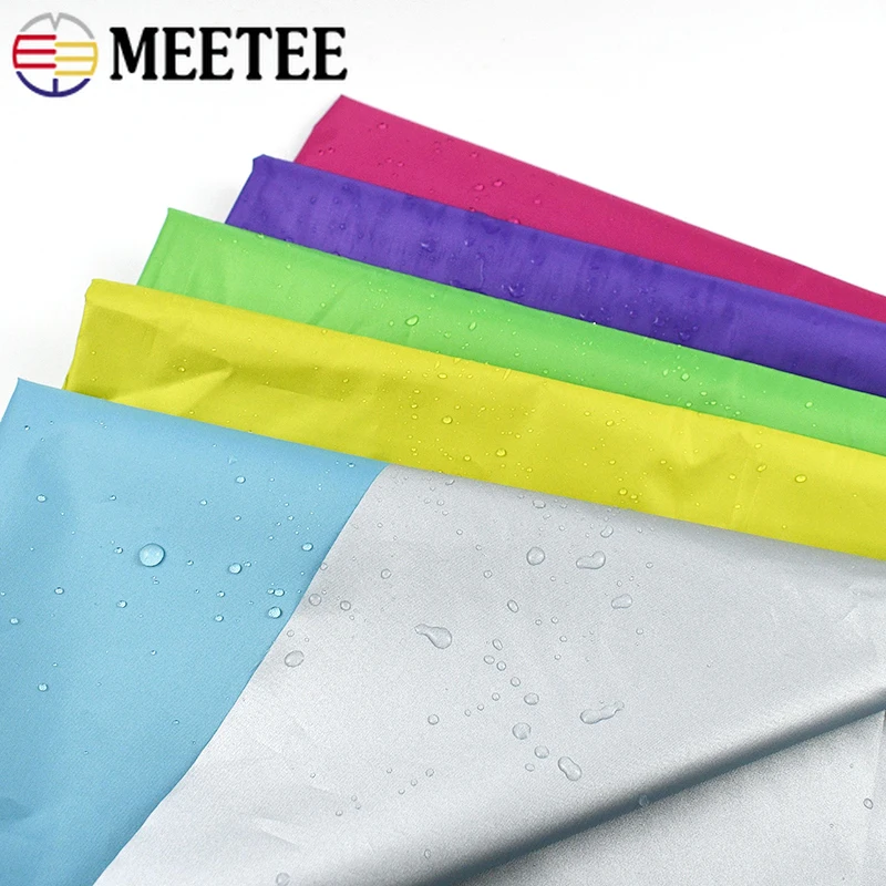

1-5M*148cm 190T Waterproof Fabric Silver Coated Fabrics Outdoor Sunshade Cloth for Camping Tent Cover Umbrella Sewing Accessory