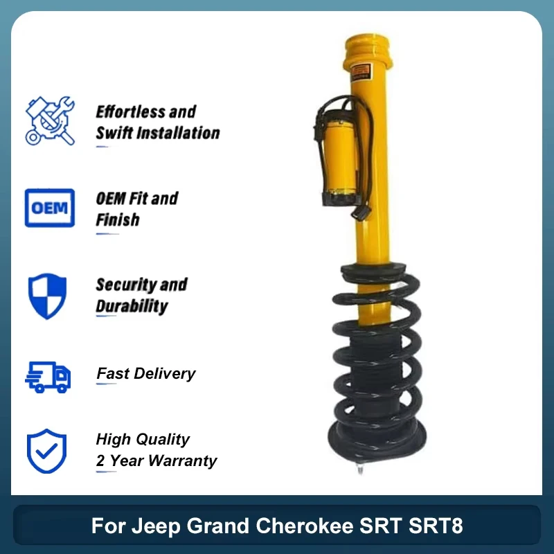 

Front Left Shock Strut Assys w/Active Fit Jeep Grand Cherokee SRT SRT8 2016-2022 68256885AC 68298321AB