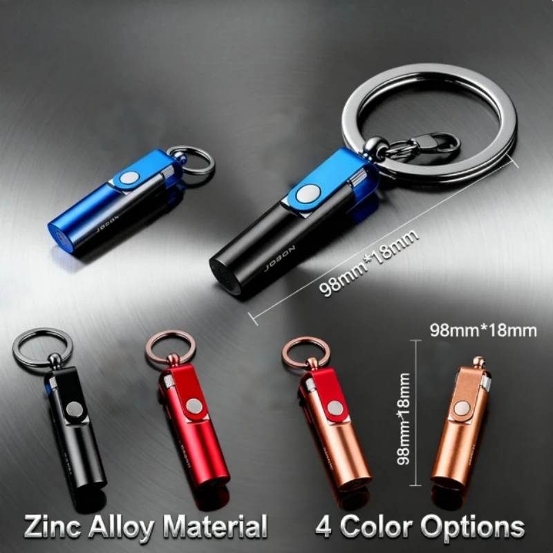 10000 Ignitions Keychain Lighter - Portable Outdoor Torch, Cigarette Accessory & Cool Gift for Men’s Daily Use & Camping Trips
