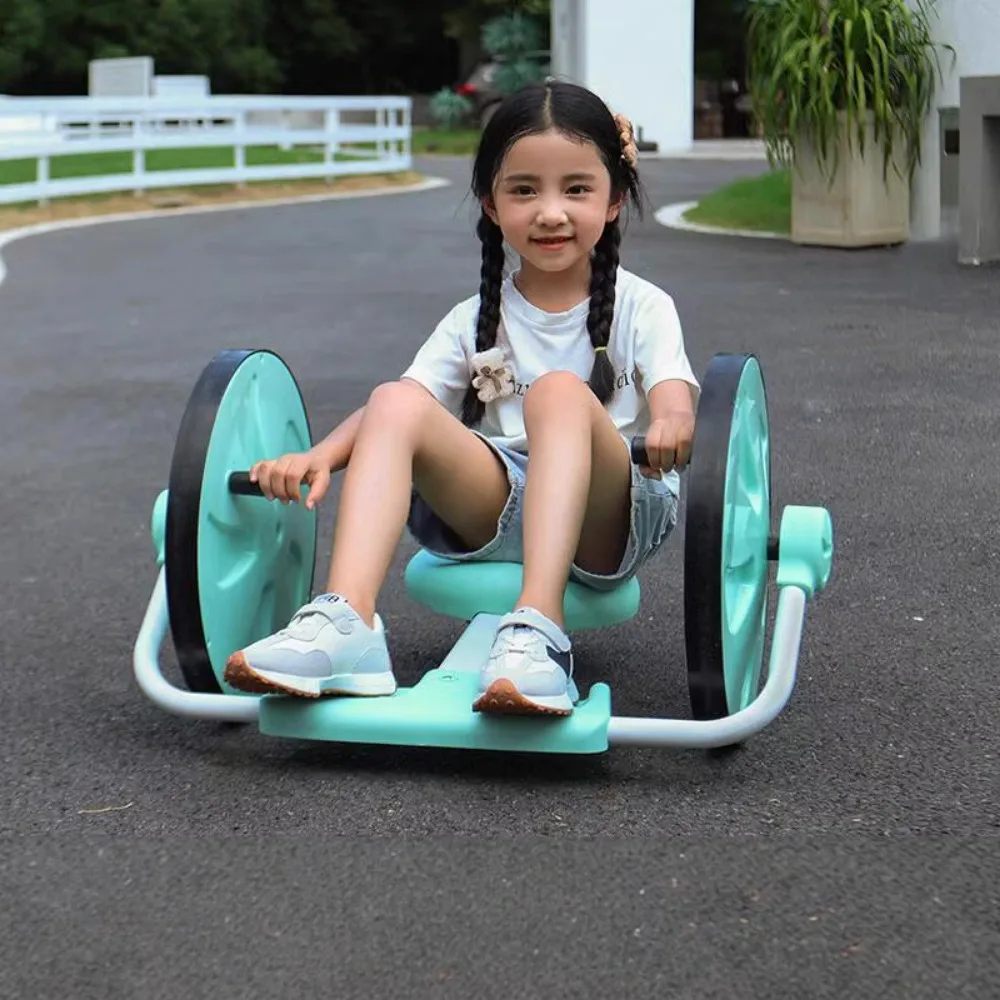 Children's hand cart, sliding swing outdoor scooter, kindergarten three-wheeled stroller, toy balance car