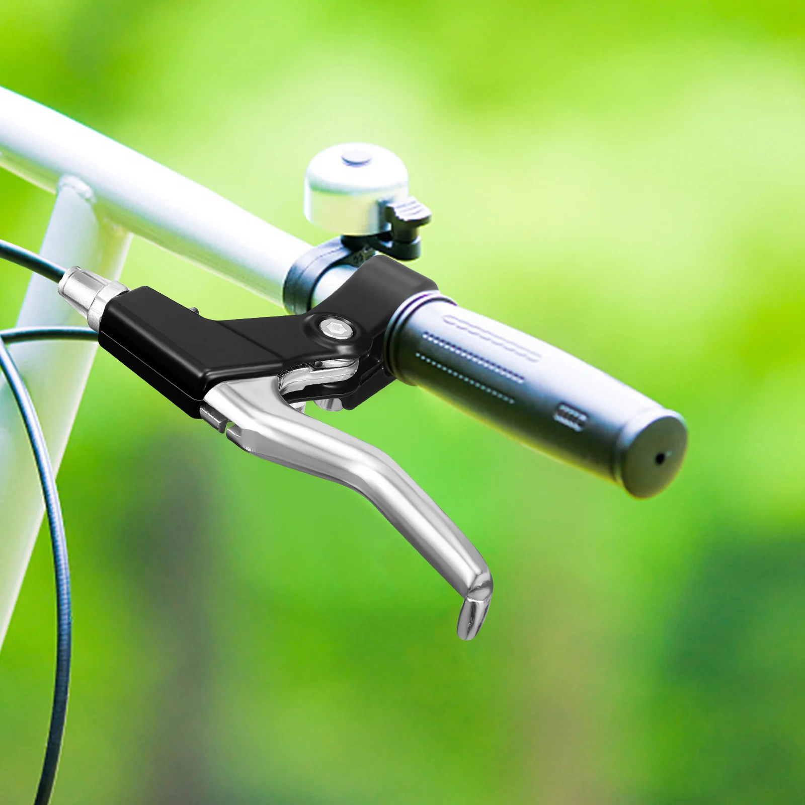 

2 Pcs Bike Brake Level Handles Universal Lever Braking Part Aluminum Alloy Brakesbike