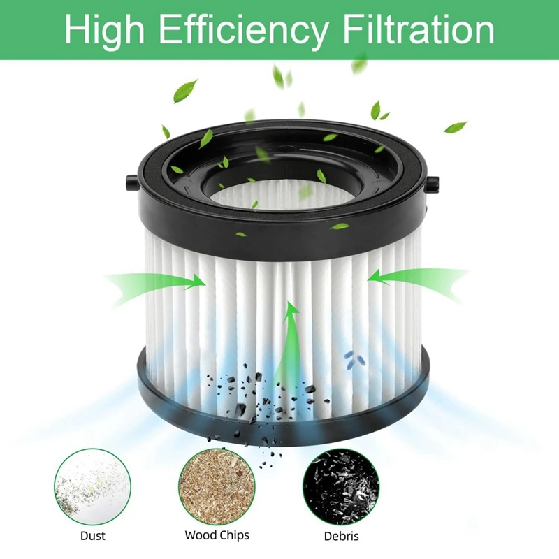 فلتر جاف من HEPA لميلواوكي ، 49-90-، شو شو-20 ، M18 ، فرشاة تنظيف واحدة ، سهلة التركيب ، 4 عبوات