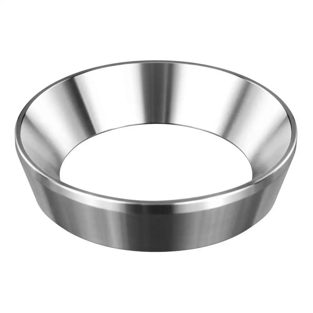 54/51/58mm Espresso Dosing Funnel, Stainless Steel Coffee Dosing Ring Compatible with 54mm Breville Portafilter