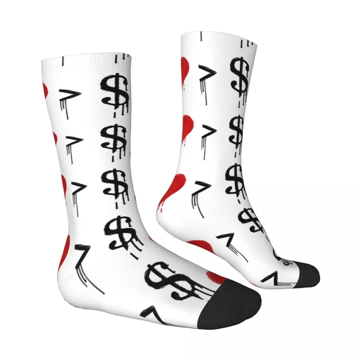 Street Banksy Graffiti Socks Male Mens Women Spring Stockings Hip Hop