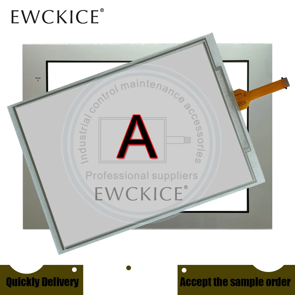 NEW NS15 HMI NS15-TX01S-V2 NS15-TX01B-V2 PLC Touch screen AND Front label Panel Film