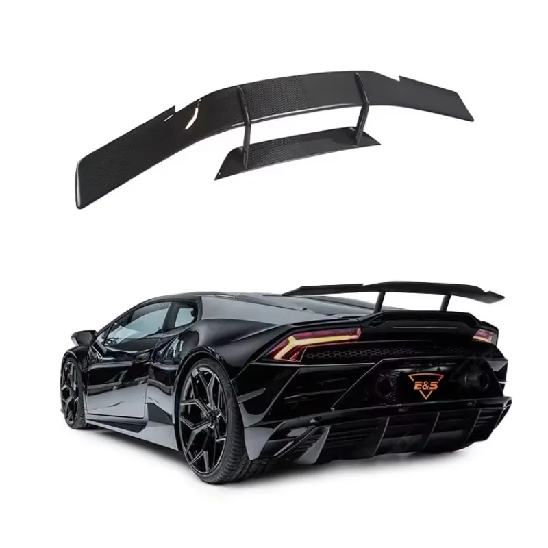 

Carbon Fiber Style Spoiler for LP610 Upgrade to EVO N Style Auto Part Rear Wing