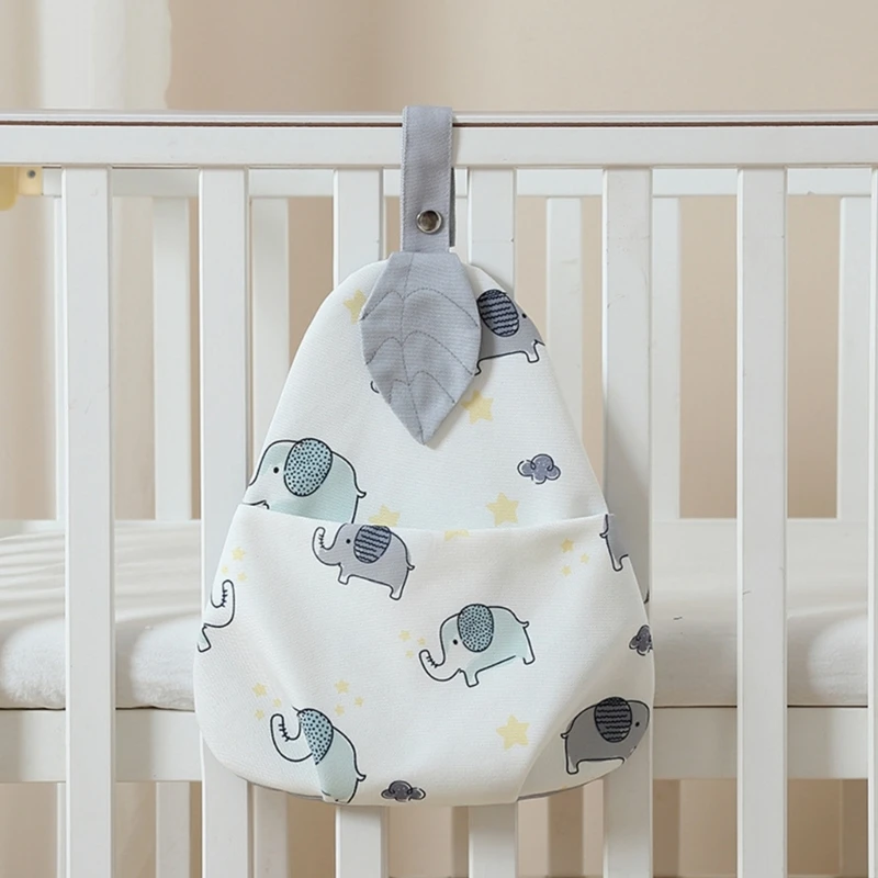 Convenient Bedside Storage Pocket Organizers Nursery Bedside Pocket for Baby Cot Keep Your Nursery Neat & Organized